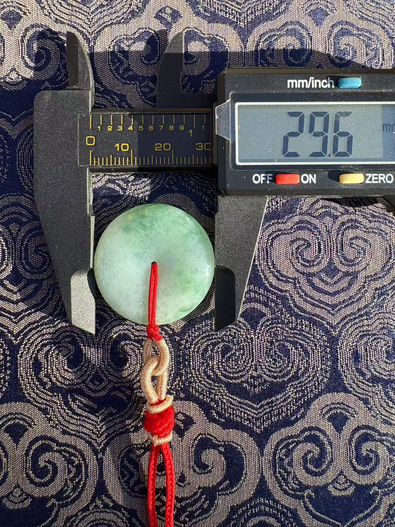 Necklace Jade Donut Pendant 01 翡翠平安扣