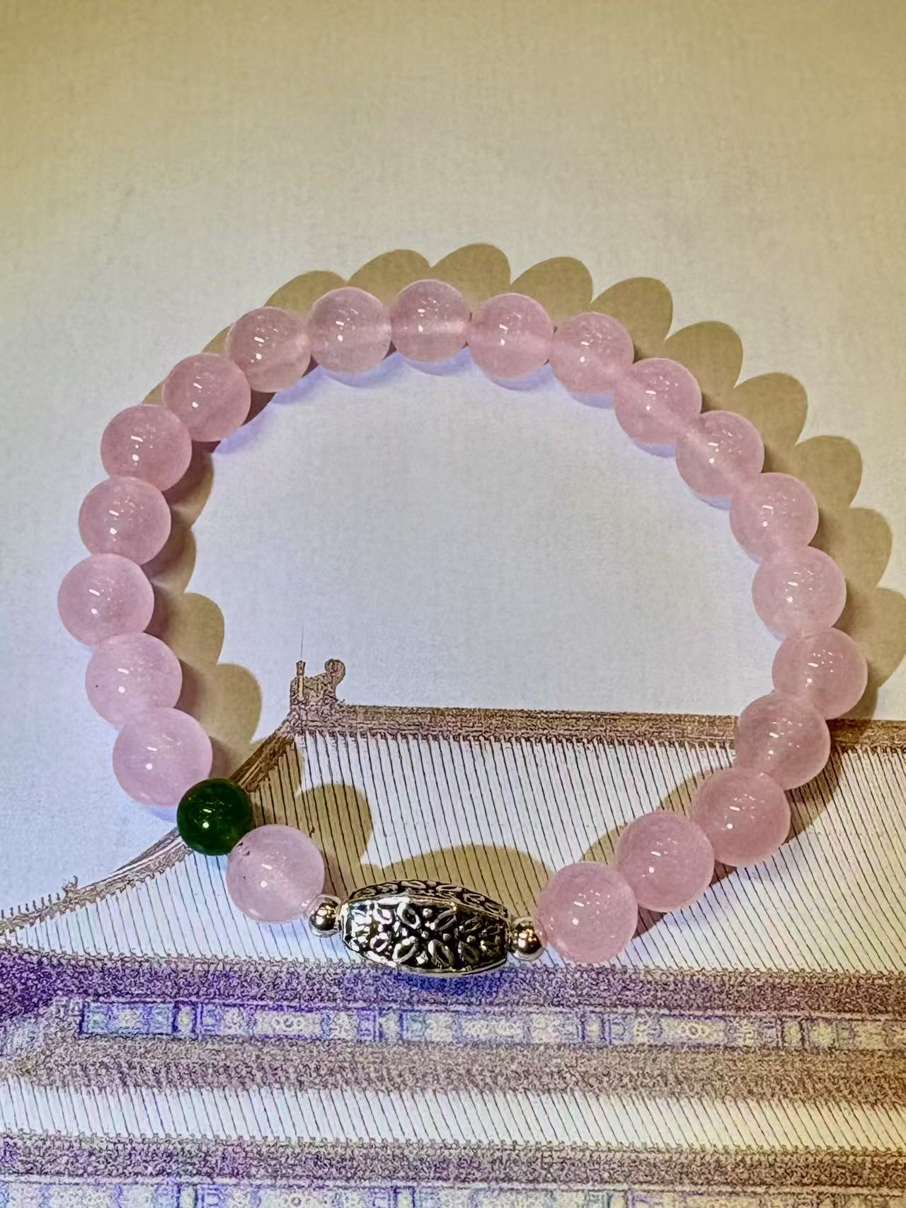 Bracelet Hibiscus Jade 主体芙蓉玉手串