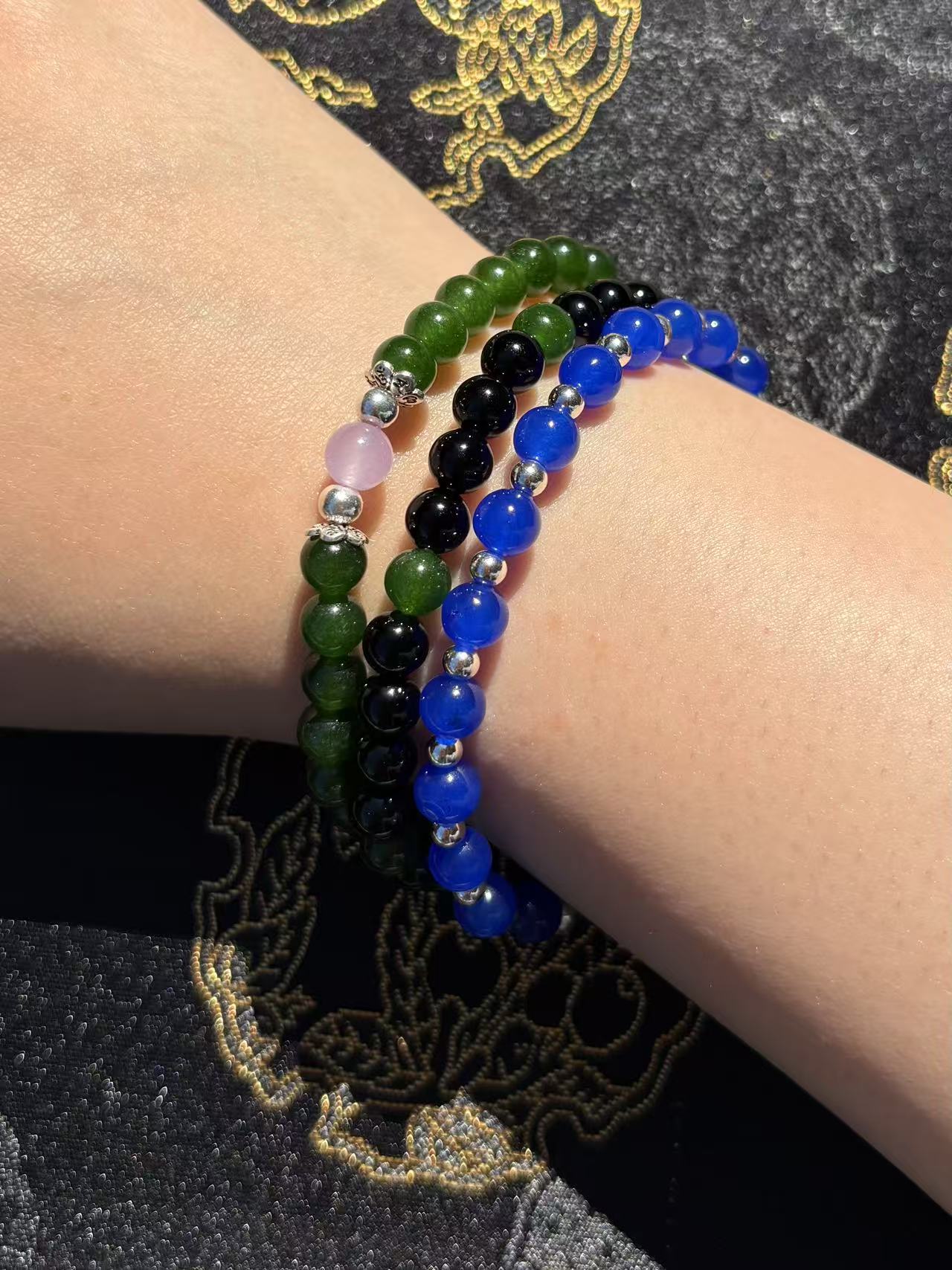 Bracelet Green Jade 主体碧玉手串