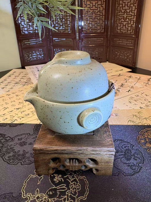 Ceramic One-Pot-One-Cup Tea Set 陶瓷茶壶 一壶一杯