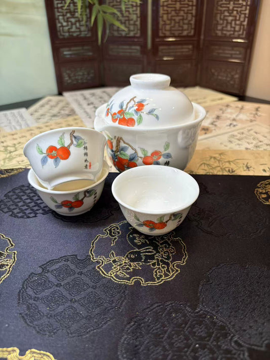 Ceramic Travel Fast-Serving Tea Set 陶瓷旅行快客杯茶具套组 3款选