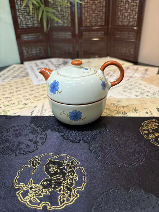Ceramic Portable Personal Travel Tea Cup 陶瓷个人便携旅行茶具套组 4款选