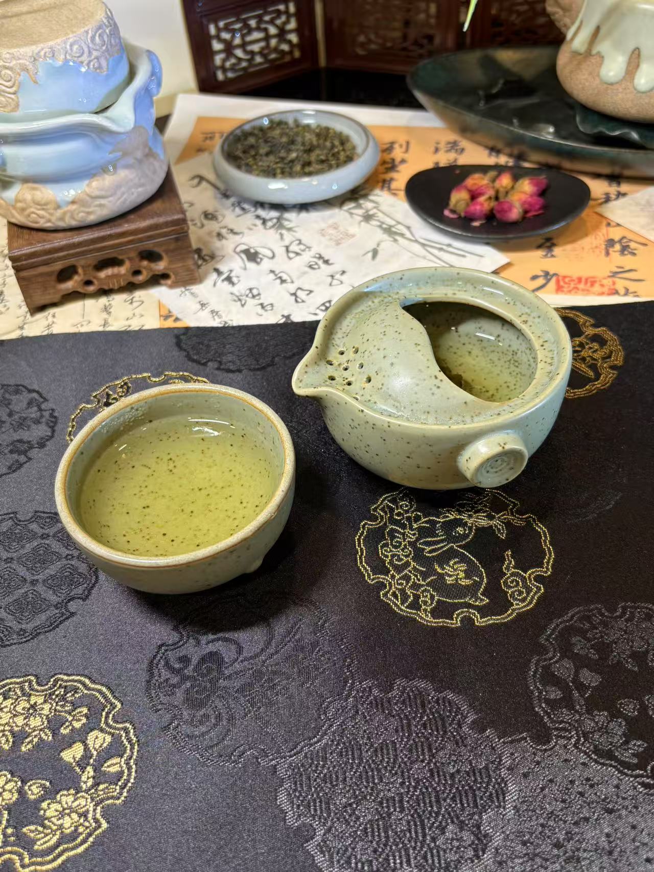 Ceramic One-Pot-One-Cup Tea Set 陶瓷茶壶 一壶一杯
