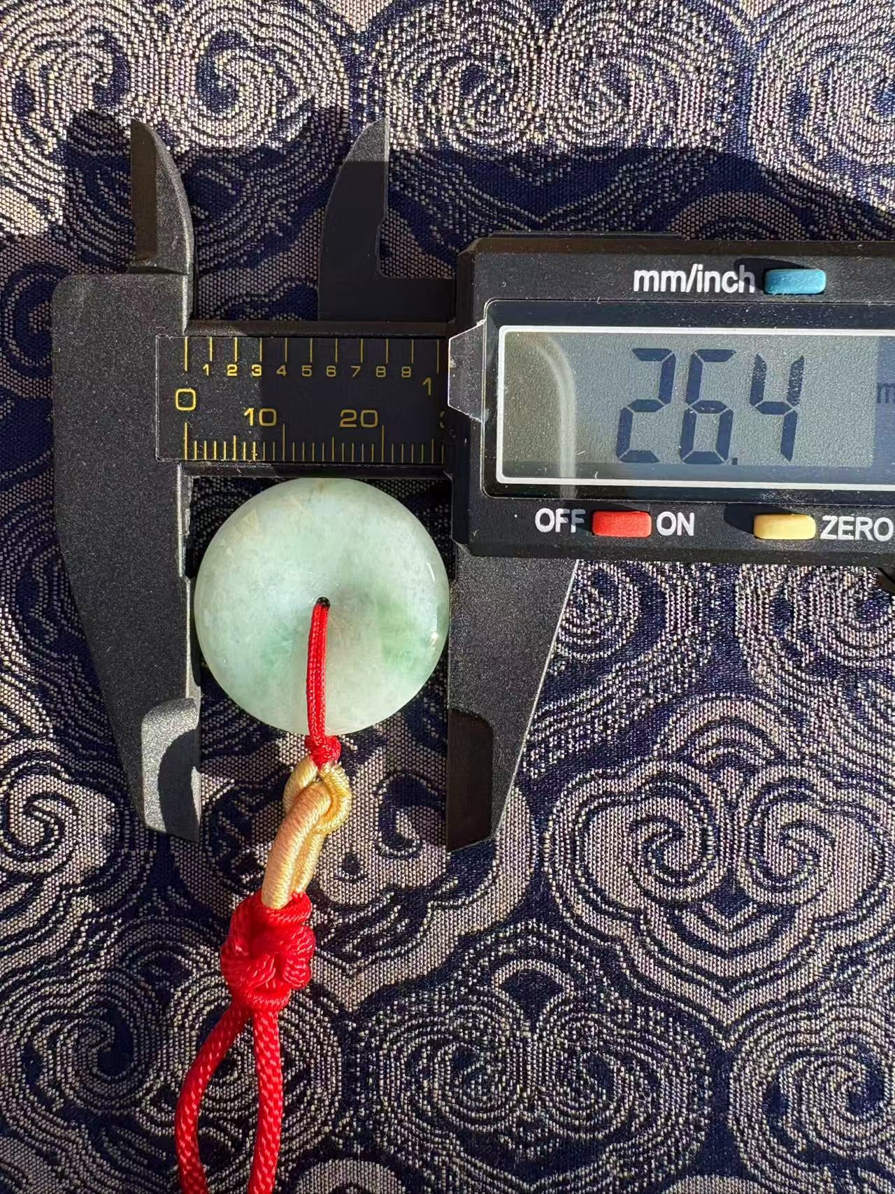 Necklace Jade Donut Pendant 04 翡翠平安扣