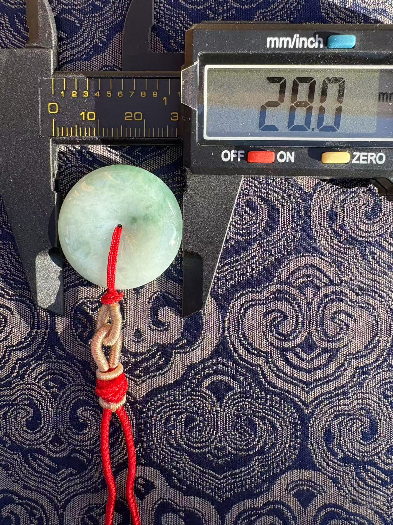 Necklace Jade Donut Pendant 05 翡翠平安扣