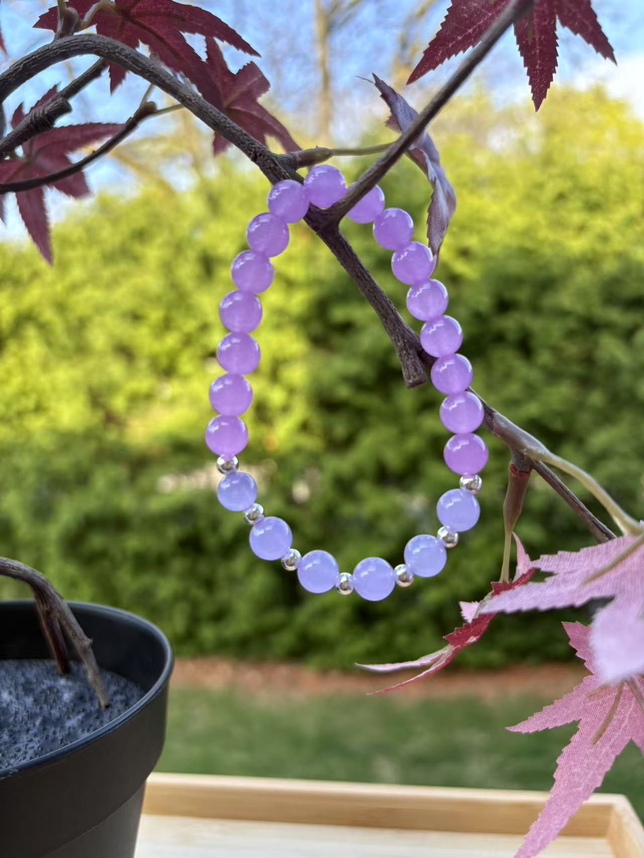 Bracelet Purple Jade 主体紫玉手串