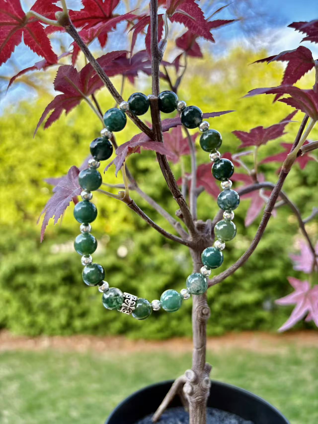 Bracelet Green Jade 主体碧玉手串