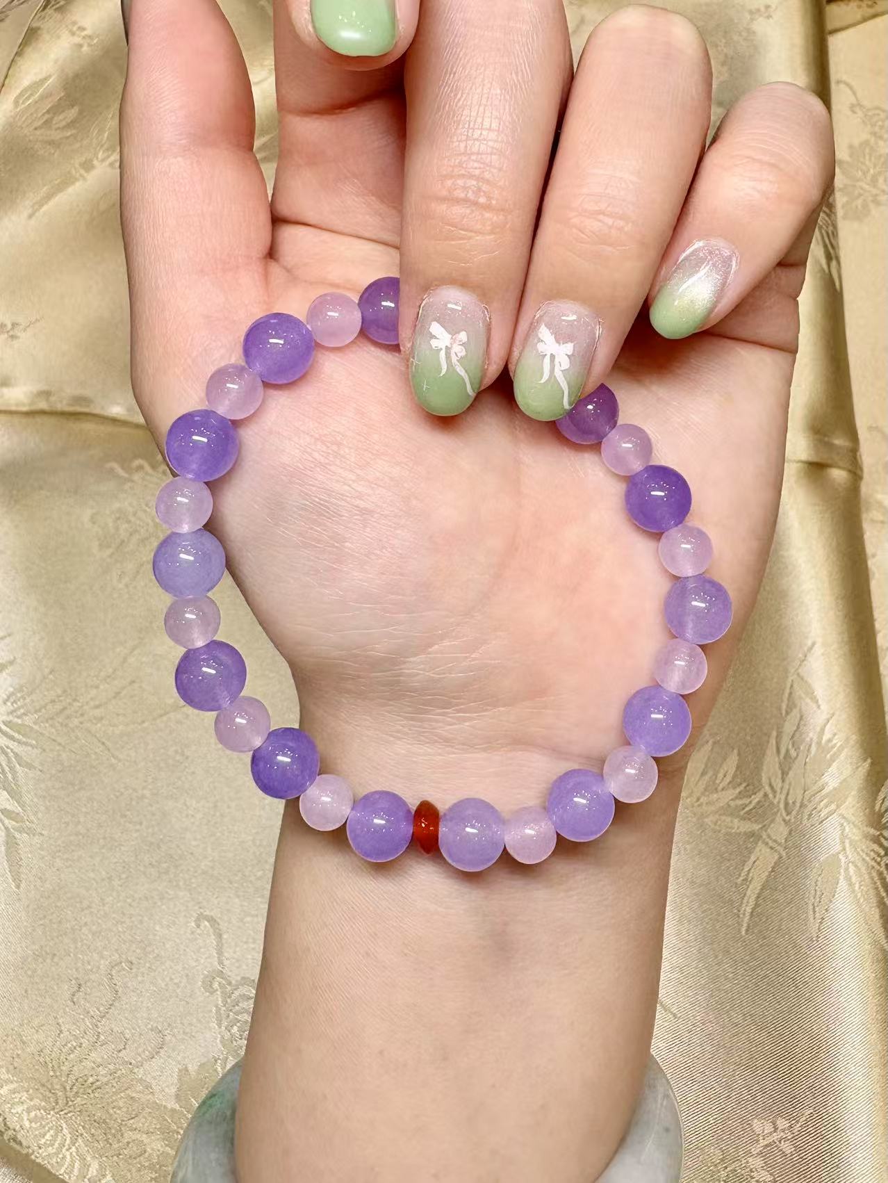 Bracelet Purple Jade 主体紫玉手串