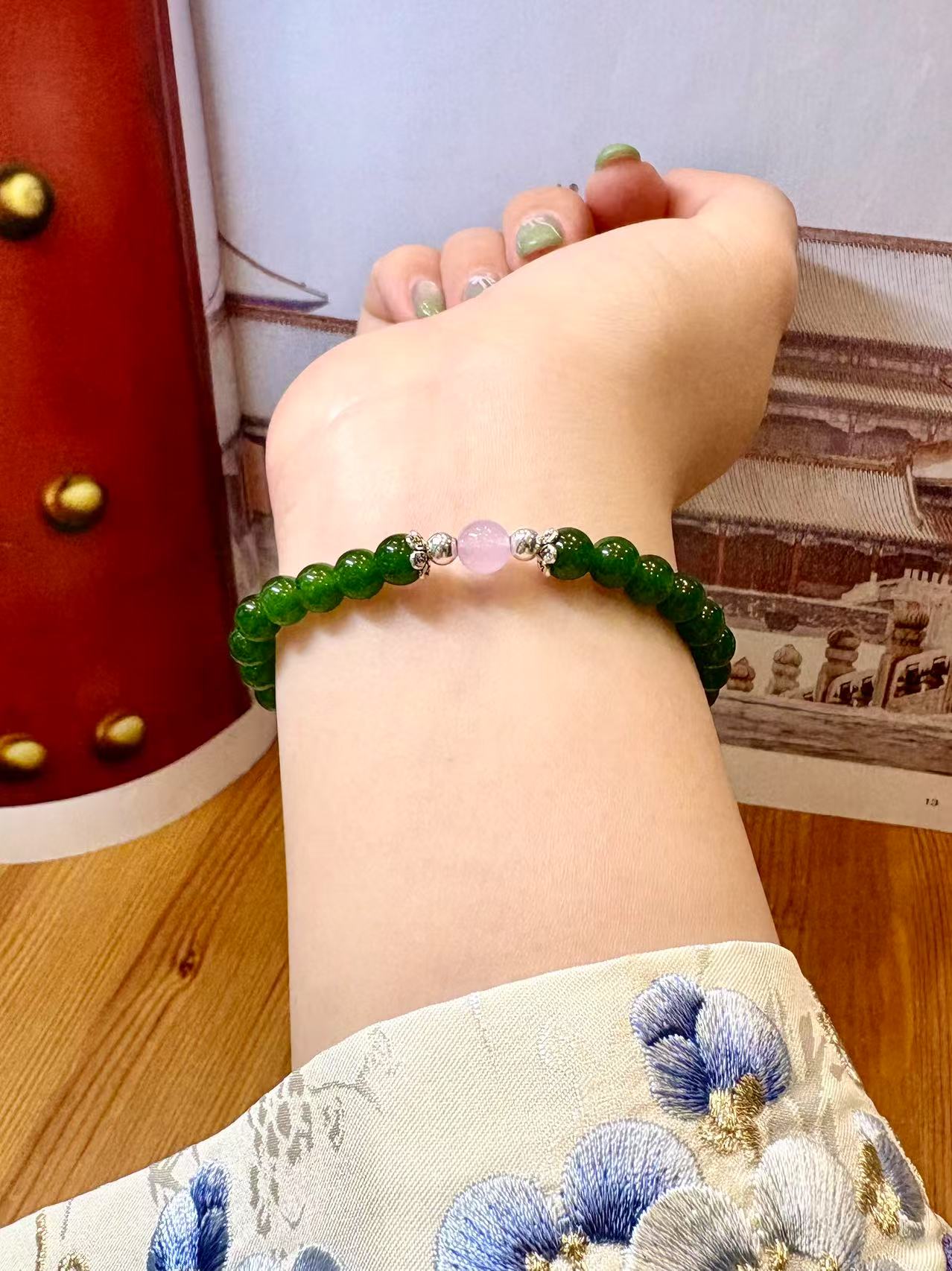 Bracelet Green Jade 主体碧玉手串