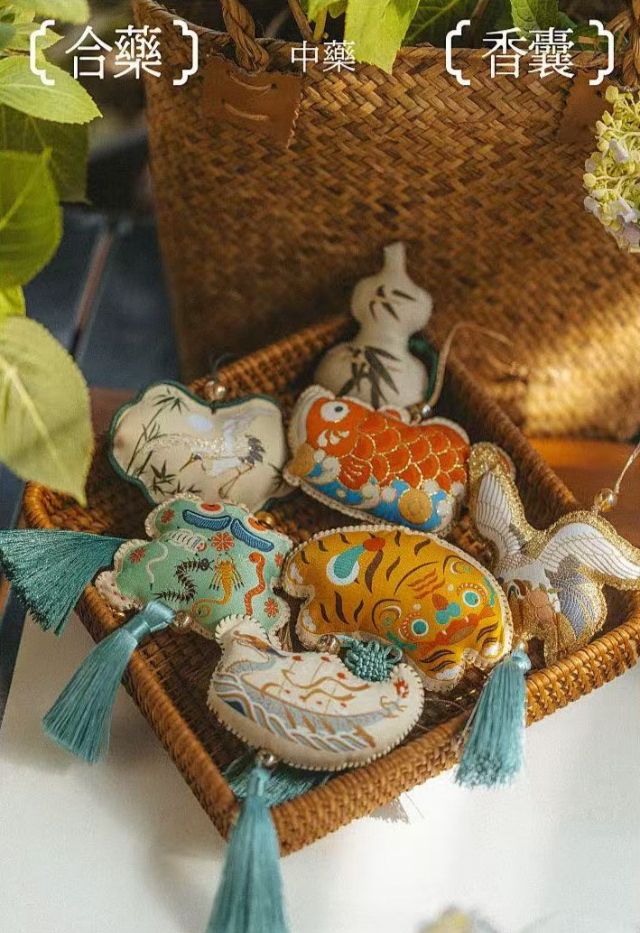 Herbal Scented Sachet Pendant 中药香囊挂件