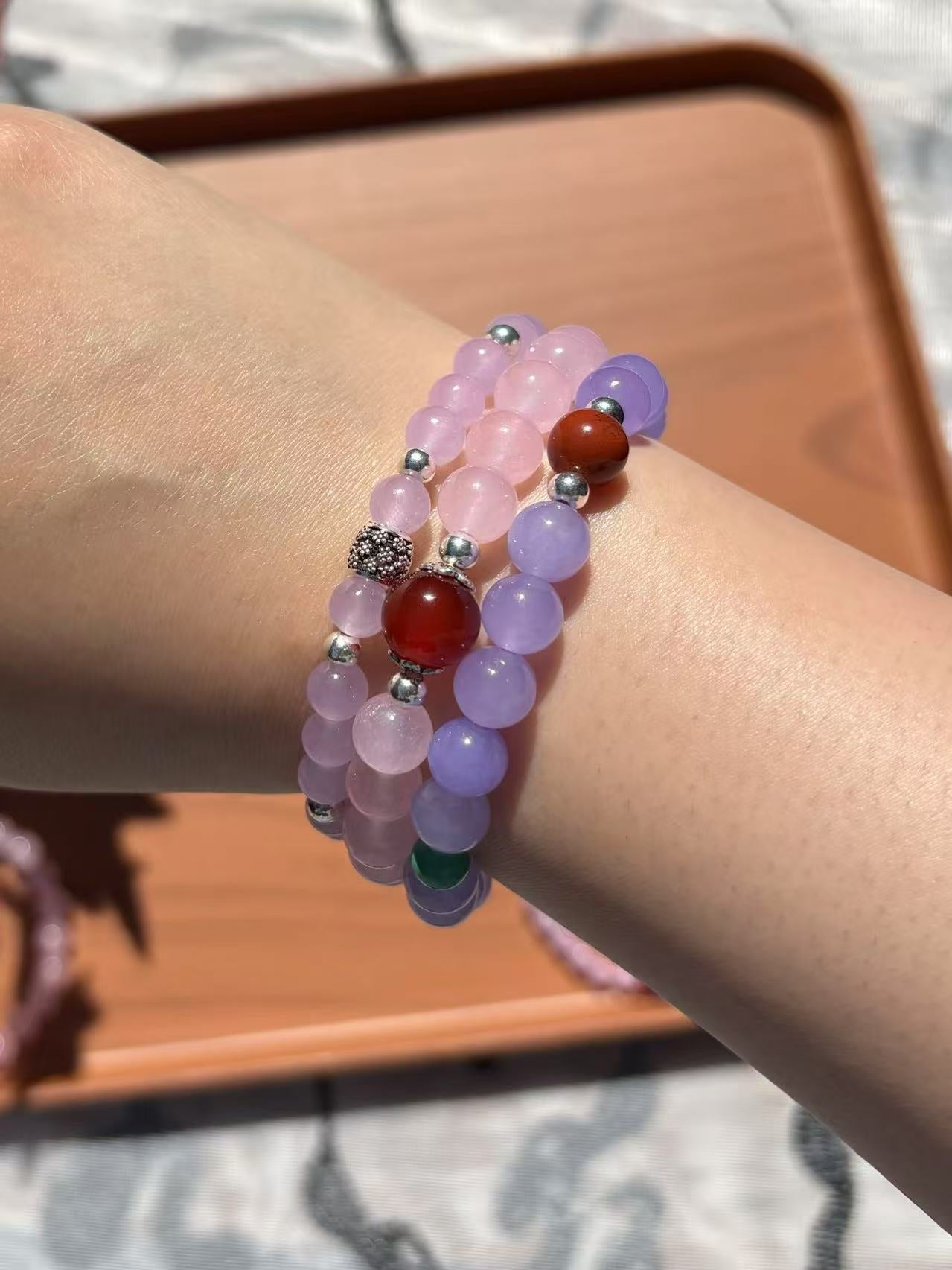 Bracelet Hibiscus Jade 主体芙蓉玉手串