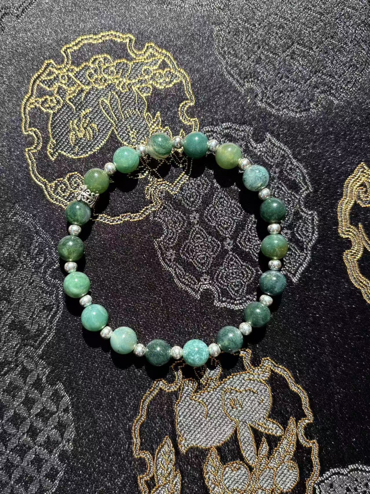 Bracelet Green Jade 主体碧玉手串
