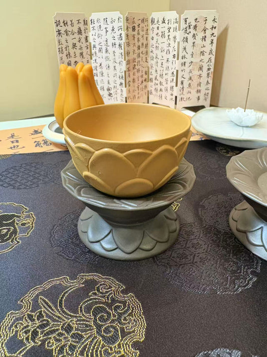 Handcrafted Zisha (Purple Clay) Lotus Teacup 大师手工紫砂莲花茶杯 苏博同款