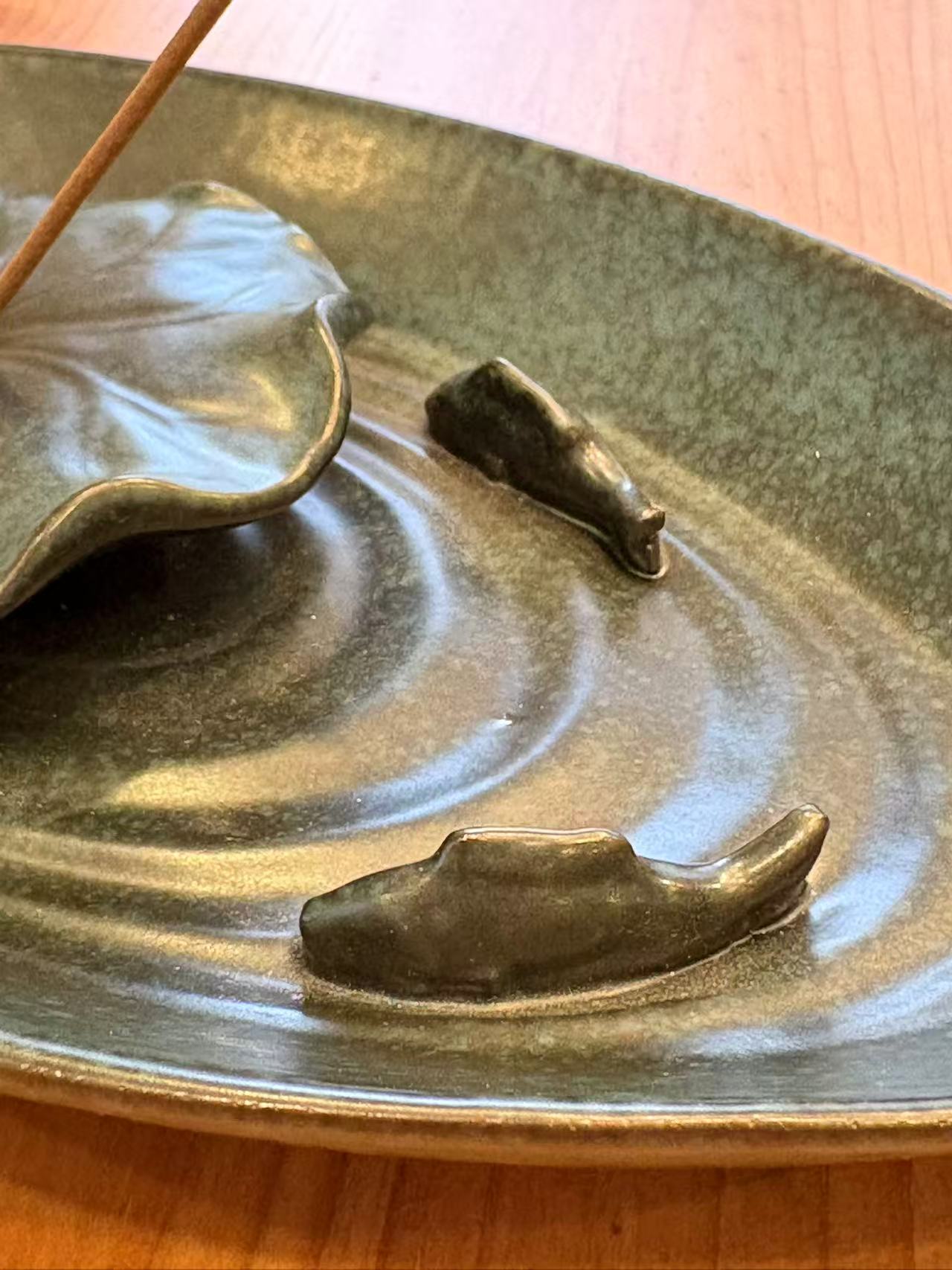 Ceramic Dual-Use Incense Holder & Tea Tray 陶瓷香插/茶盘 两用盘