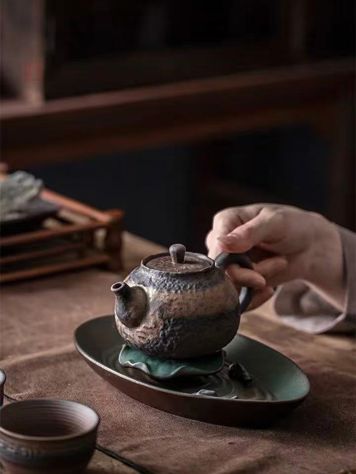 Ceramic Dual-Use Incense Holder & Tea Tray 陶瓷香插/茶盘 两用盘