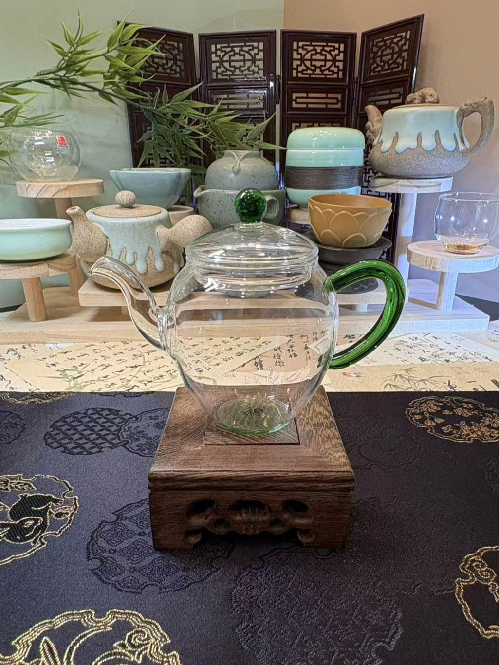 Handcrafted Glass Teapot 手工玻璃茶壶