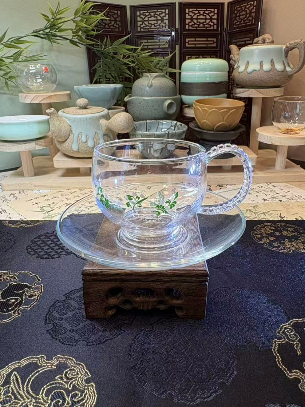 Handcrafted Glass Coffee Cup 手工玻璃咖啡杯