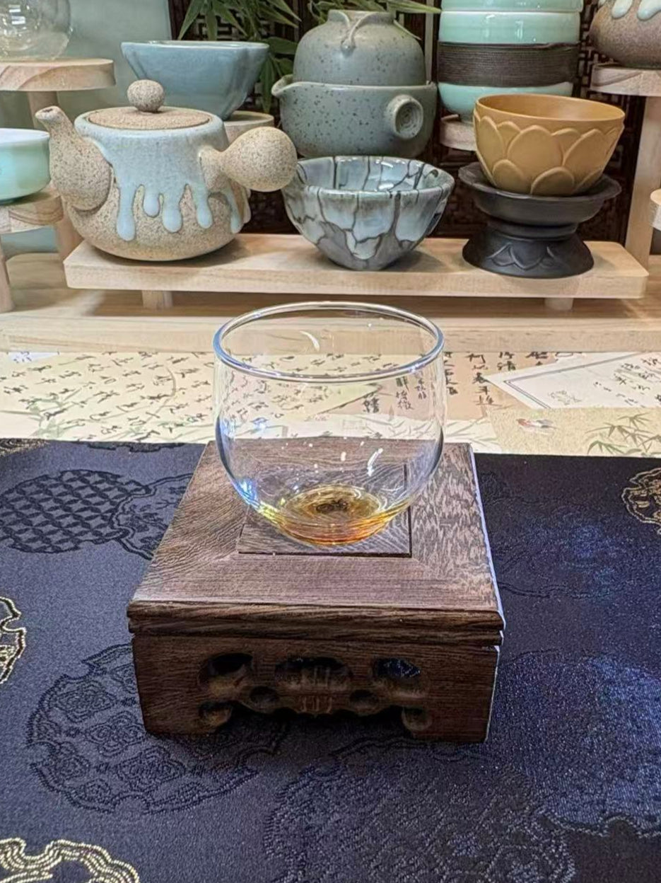 Handcrafted Heat-Resistant Glass Tasting Cup 手工耐热玻璃品茗杯 2色选