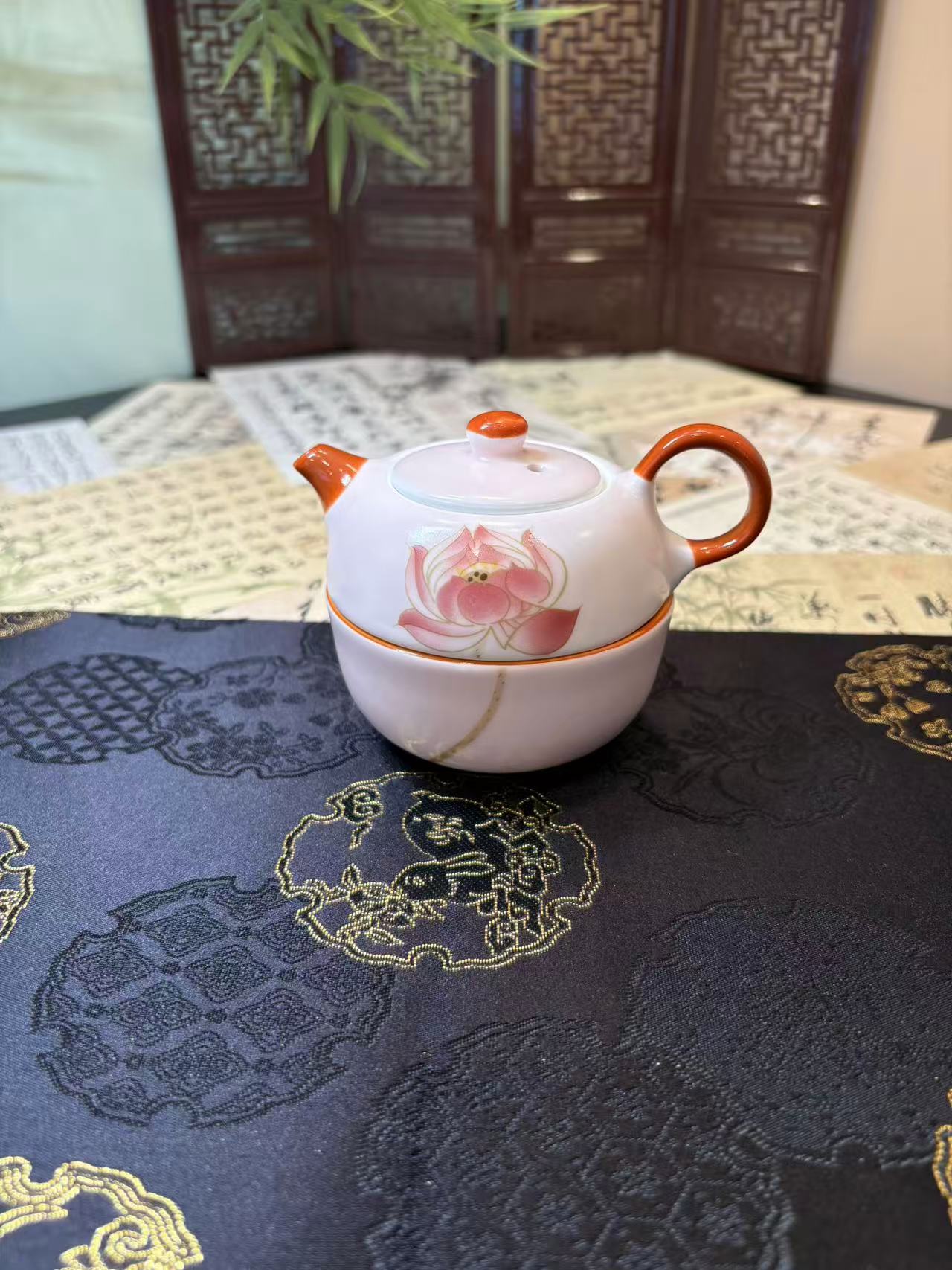 Ceramic Portable Personal Travel Tea Cup 陶瓷个人便携旅行茶具套组 4款选
