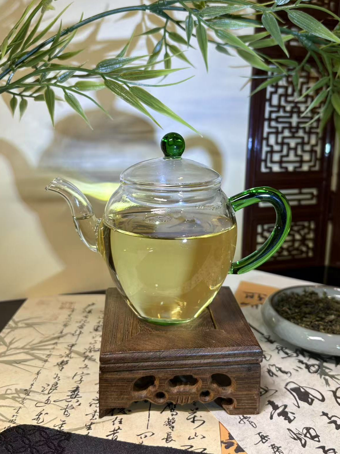 Handcrafted Glass Teapot 手工玻璃茶壶