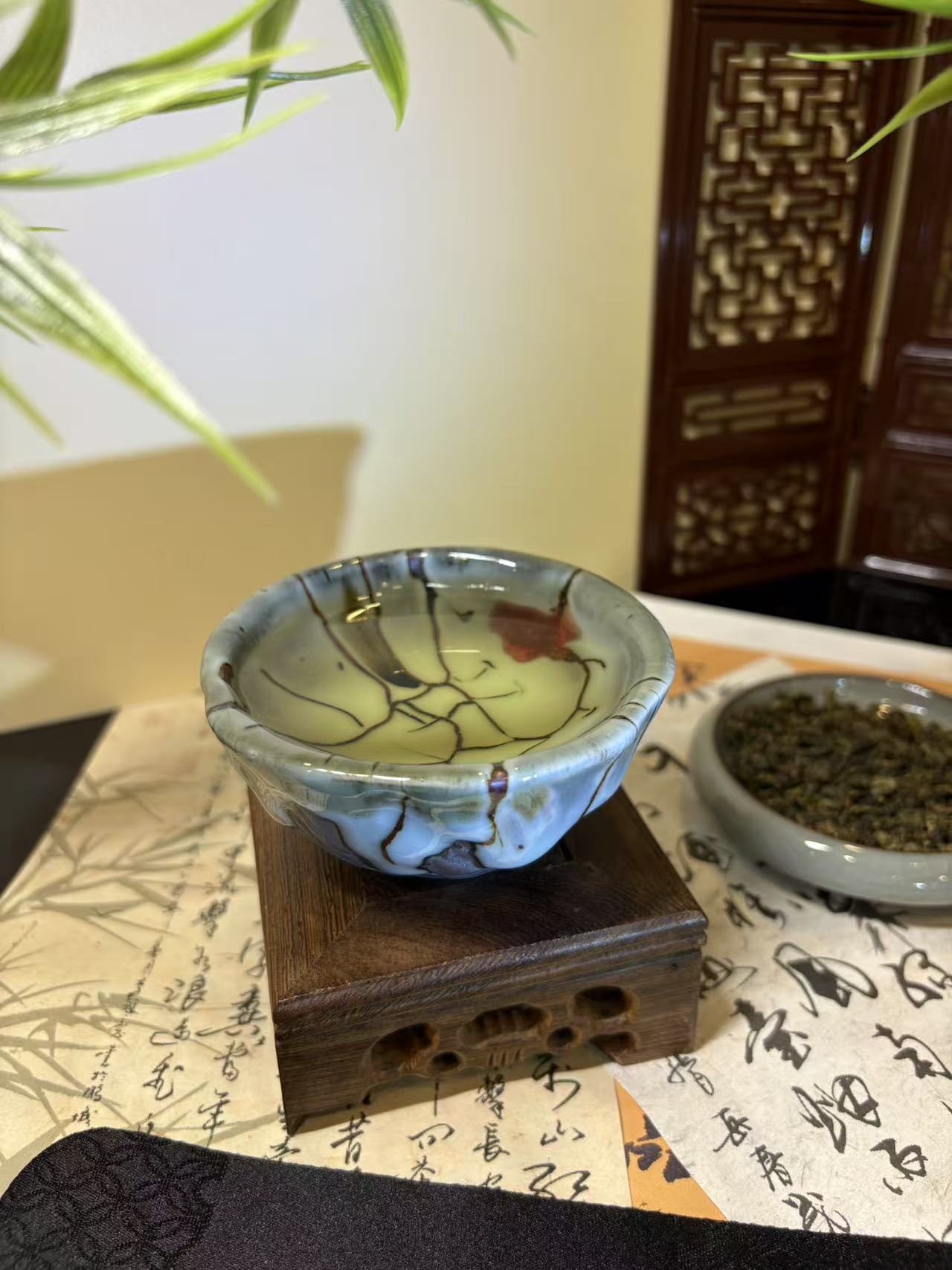Handcrafted Kaolinite Ceramic Glaze-Drip Teacup 手工高岭土流釉窑变陶瓷茶杯 2款选