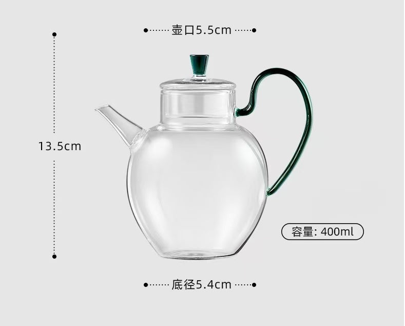 Glass Teapot Song Dynasty–style 仿宋古典玻璃茶壶 2款选
