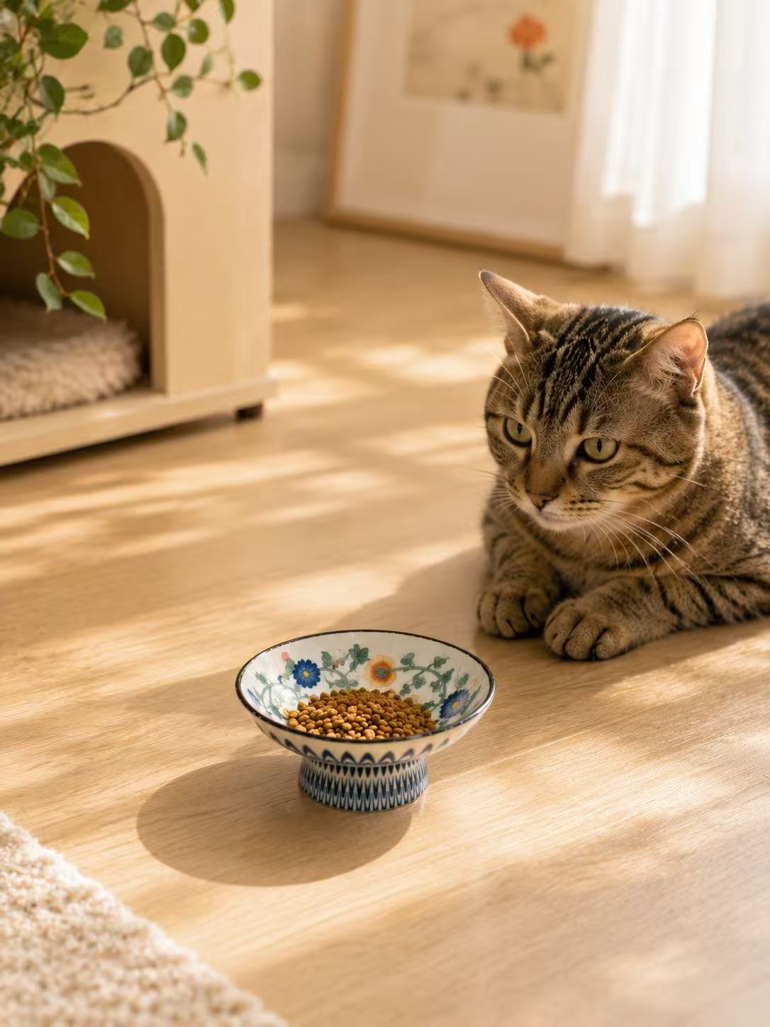 Ceramic Multi-Purpose Elevated Tray | Fruit Plate | Incense Holder | Pet Bowl 多用途高足陶瓷盘 果盘 香盘 宠物碗