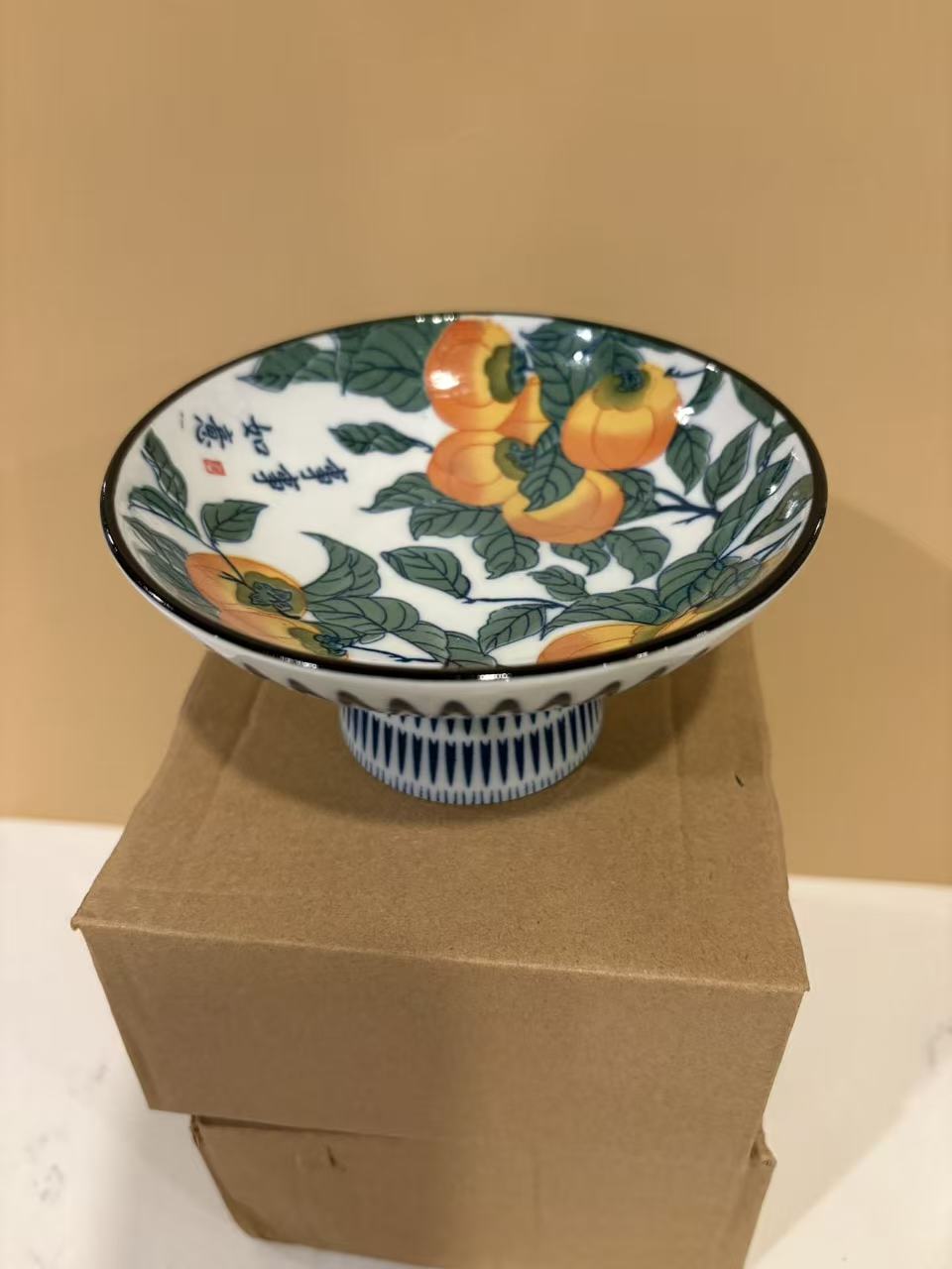 Ceramic Multi-Purpose Elevated Tray | Fruit Plate | Incense Holder | Pet Bowl Multiple Designs 多用途高足陶瓷盘 果盘 香盘 宠物碗 多款图案可选