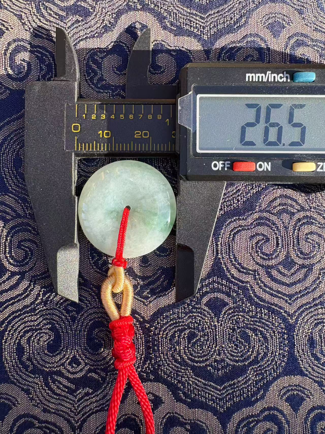 Necklace Jade Donut Pendant 03 翡翠平安扣