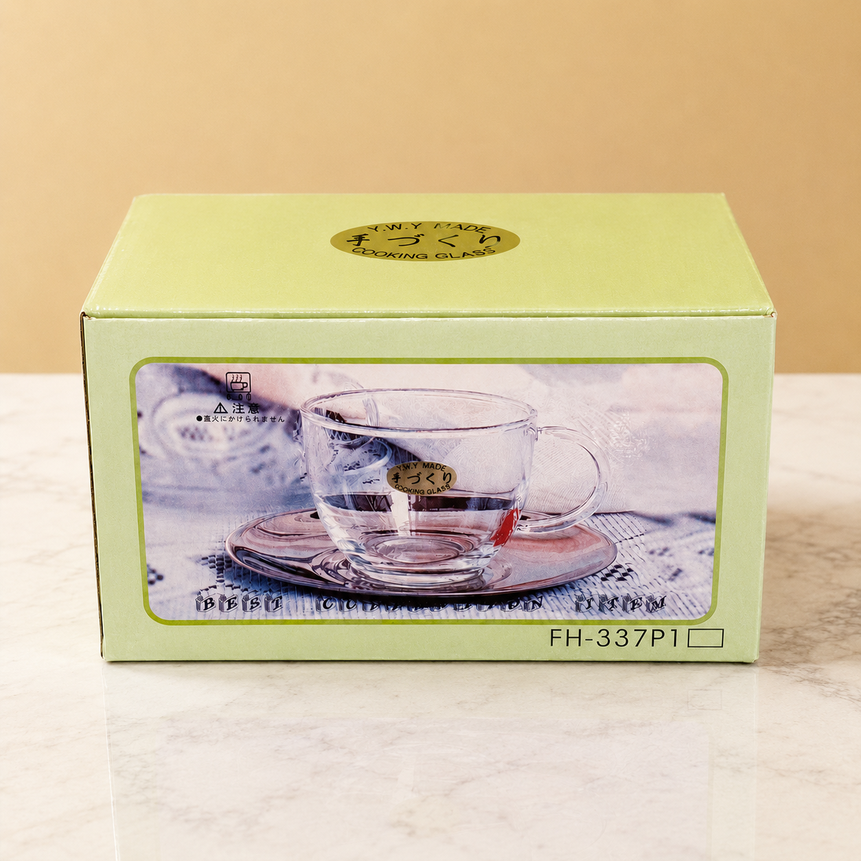 Glass Coffee Cup 玻璃咖啡杯 200ml 一屋窑 印花/透明两款选